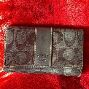 Vintage Coach Clutch Wallet